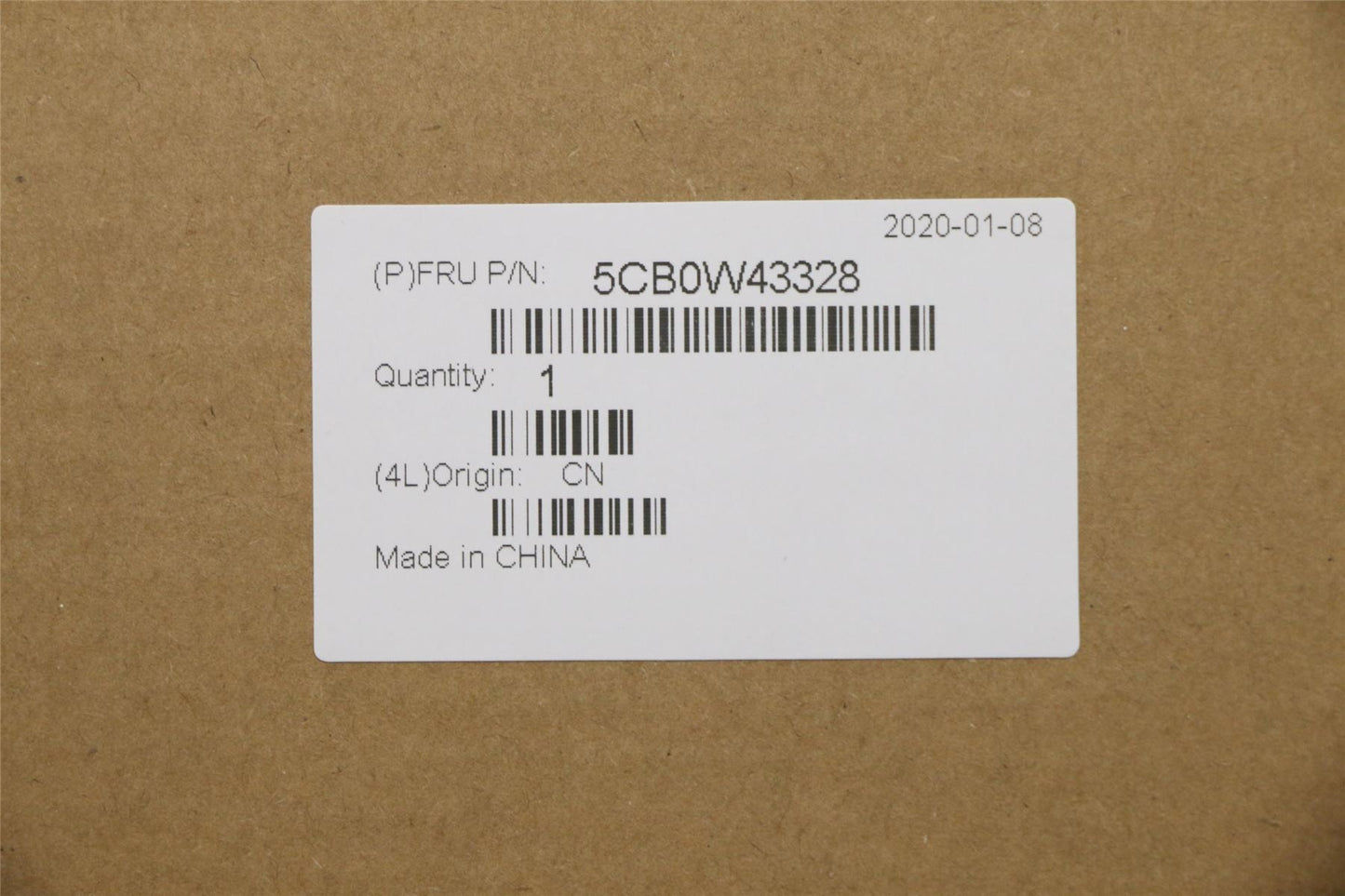 Lenovo LCD Cover L 81VB TEX BK 5CB0W43328