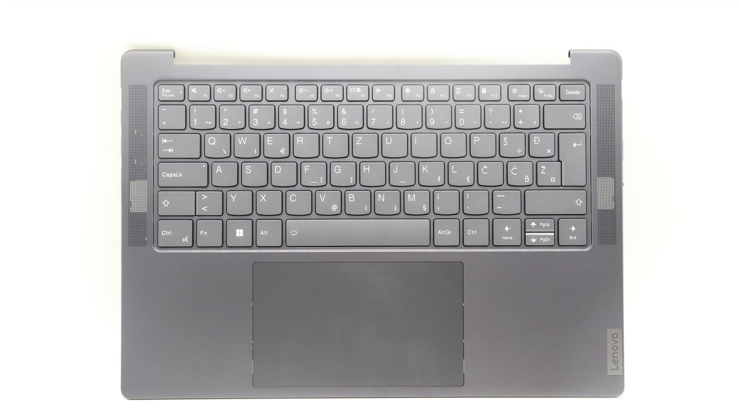 Lenovo Yoga 7 14IRH8 Palmrest Cover Touchpad Keyboard Slovenian 5CB1L39459