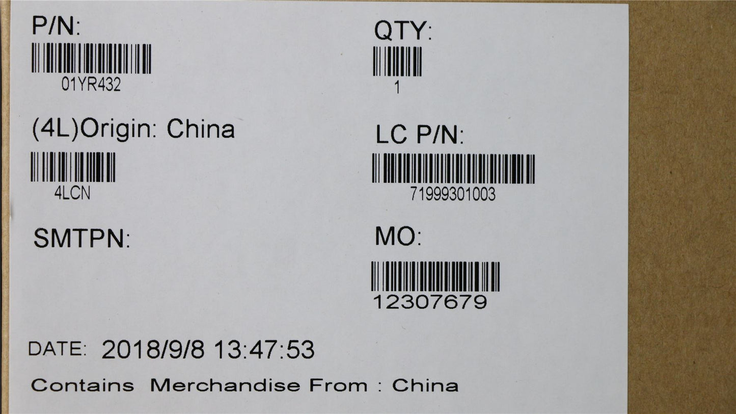 Lenovo Carbon X1 6th LCD Cover Rear Back Housing Silver 01YR432