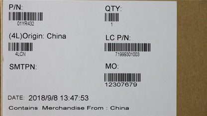 Lenovo Carbon X1 6th LCD Cover Rear Back Housing Silver 01YR432