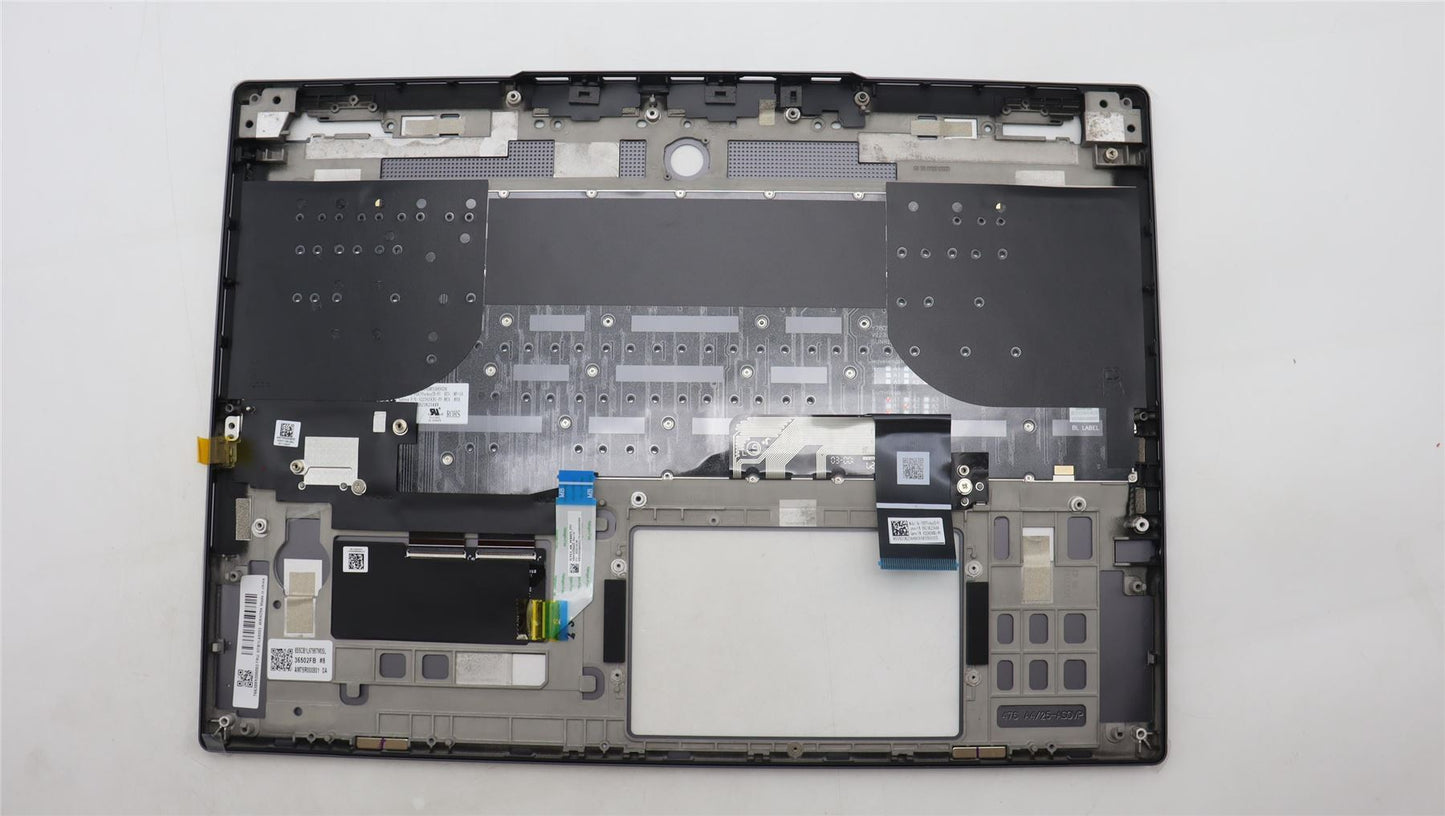 Lenovo Legion S7 16IRH8 Keyboard Palmrest Top Cover Portuguese Grey 5CB1L68003