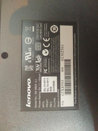 Lenovo Arabic/French Keyboard 03X8593