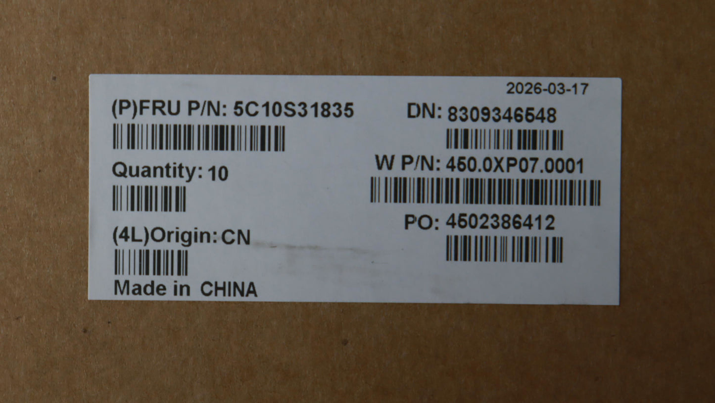 Lenovo W83RK non-touch eDP Cable 5C10S31835