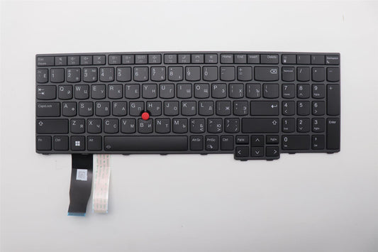 Lenovo ThinkPad P16v Gen 1 L15 Gen 4 T16 Gen 2 Keyboard Russian Black 5N21K05171