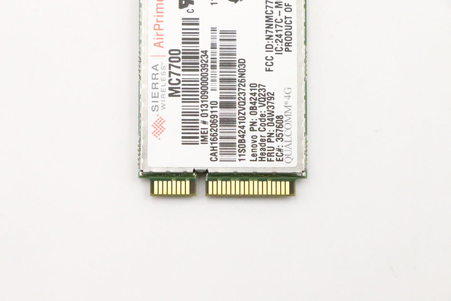 Lenovo Wireless,WWAN,SIE,7700 Win7 FMC WWAN Board 04W3792