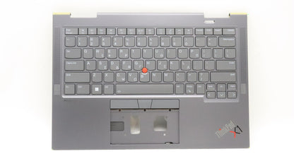 Lenovo ThinkPad X1 7th Gen Keyboard Palmrest Top Cover Greek 5M11H45736