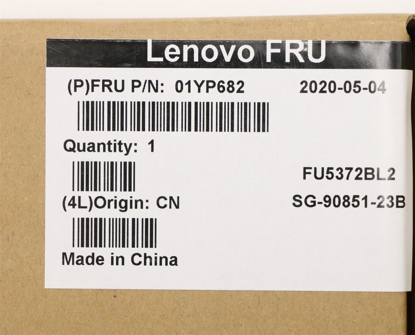Lenovo ThinkPad L580 L590 T590 P53s E590 P52 P72 P53 P73 Keyboard Black 01YP682