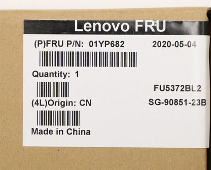 Lenovo ThinkPad L580 L590 T590 P53s E590 P52 P72 P53 P73 Keyboard Black 01YP682