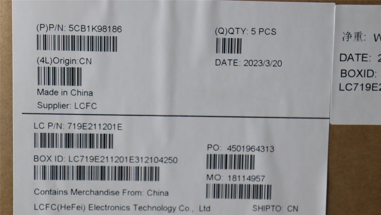 Lenovo IdeaPad 5 16ARP8 Palmrest Cover Touchpad Keyboard Nordic 5CB1K98186