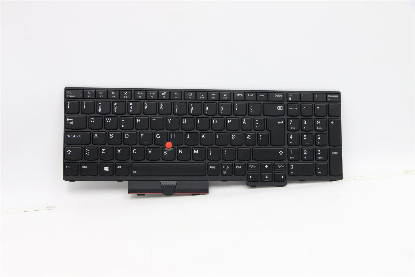 Lenovo ThinkPad L15 Gen 2 L15 Keyboard Norwegian Black Backlit 5N20W68234