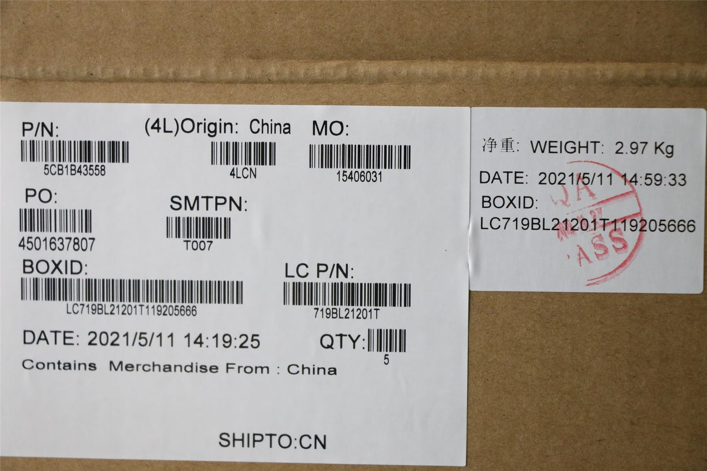 Lenovo IdeaPad 7 14ACH5 O 7 14ACH5 Palmrest Cover Touchpad Keyboard 5CB1B43558
