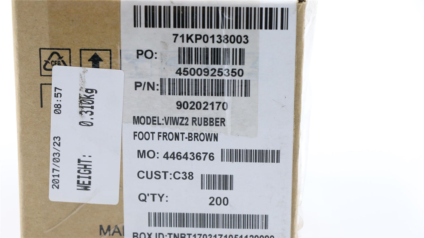 Lenovo VIWZ2 Rubber Foot Front Brown 90202170
