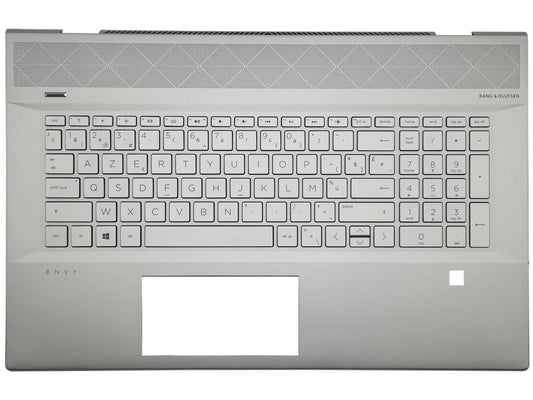 Genuine HP Envy 17-CE Palmrest Cover Keyboard Belgium Silver L52452-A41