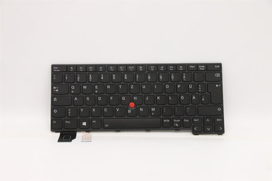 Lenovo ThinkPad X13 2 Keyboard German Black Backlit 5N21A21745