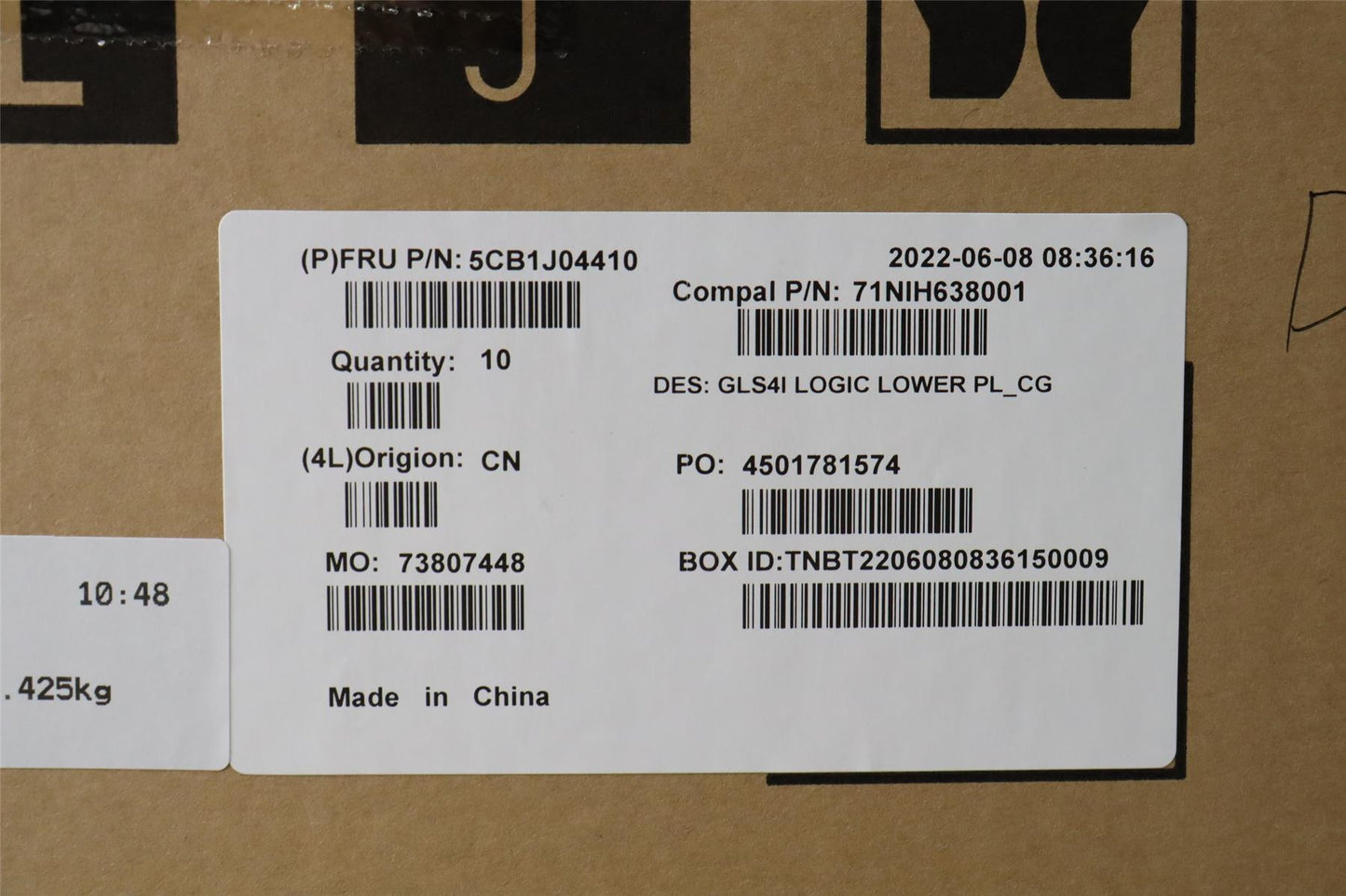 Lenovo Lower Case C 82SD PL_CG 5CB1J04410