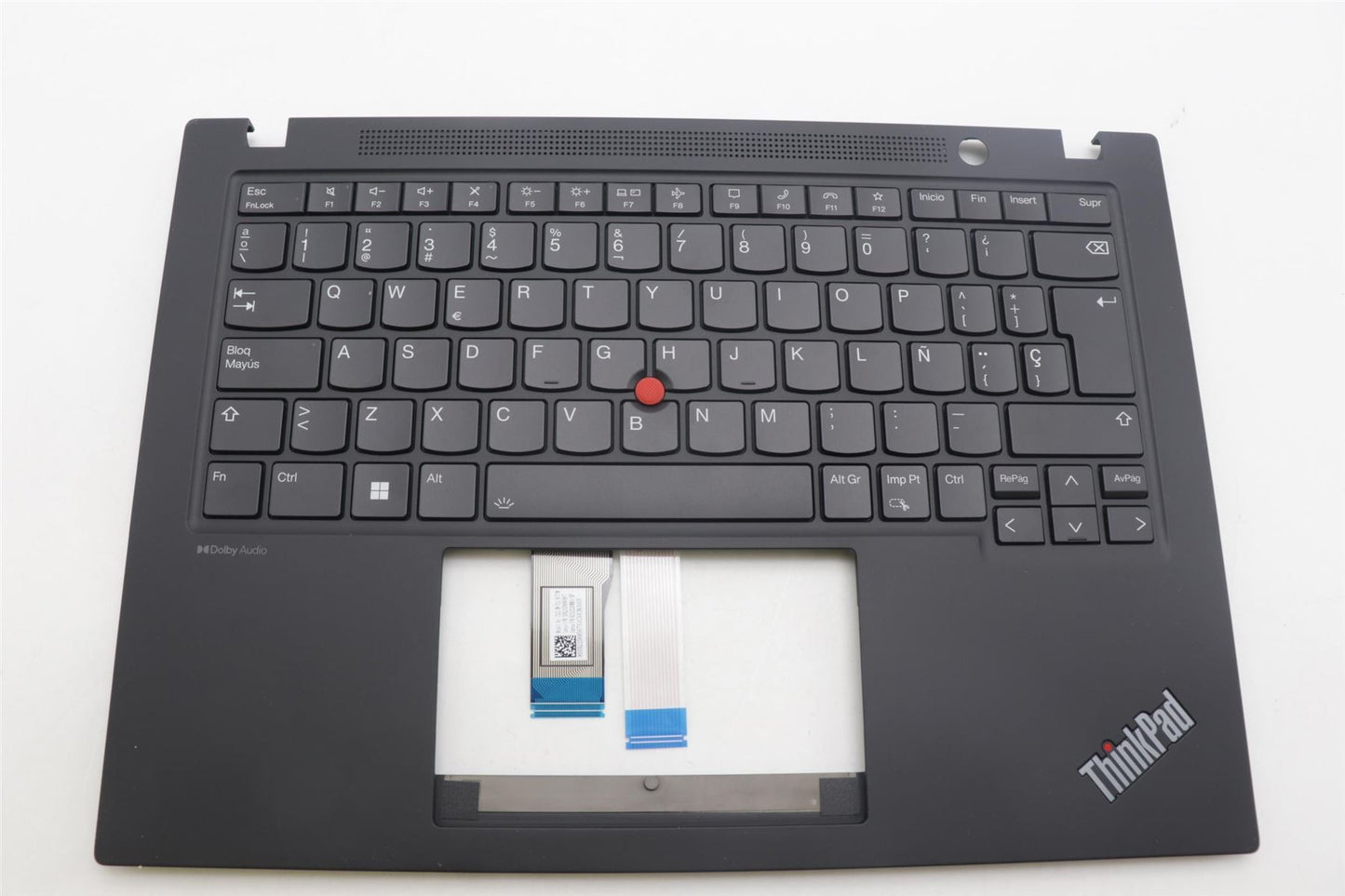 Lenovo ThinkPad T14s Gen 4 Keyboard Palmrest Top Cover Spanish Black 5M11L93064