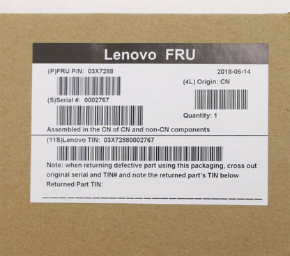 Lenovo USB Smartcard keyboard 03X7288