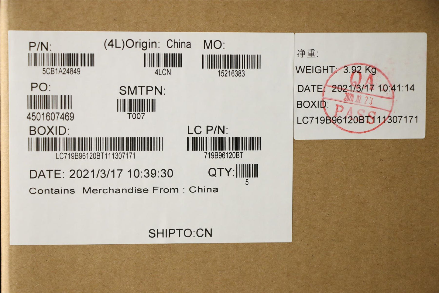 Lenovo Upper Case ASM_UKEL81YQBLNFPPGML 5CB1A24849