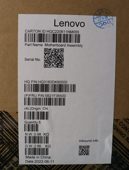 Lenovo ThinkBook 14 G4+ IAP Motherboard Mainboard UMA INTELI71260P 5B21F36500