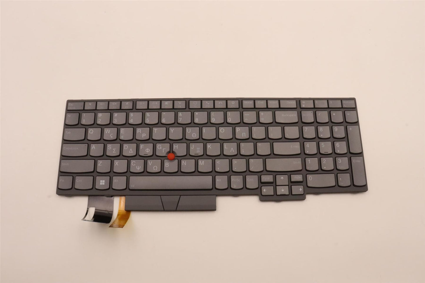 Lenovo ThinkPad T15 Gen 2 P15s Gen 2 Keyboard Greek Grey Backlit 5N21B08426