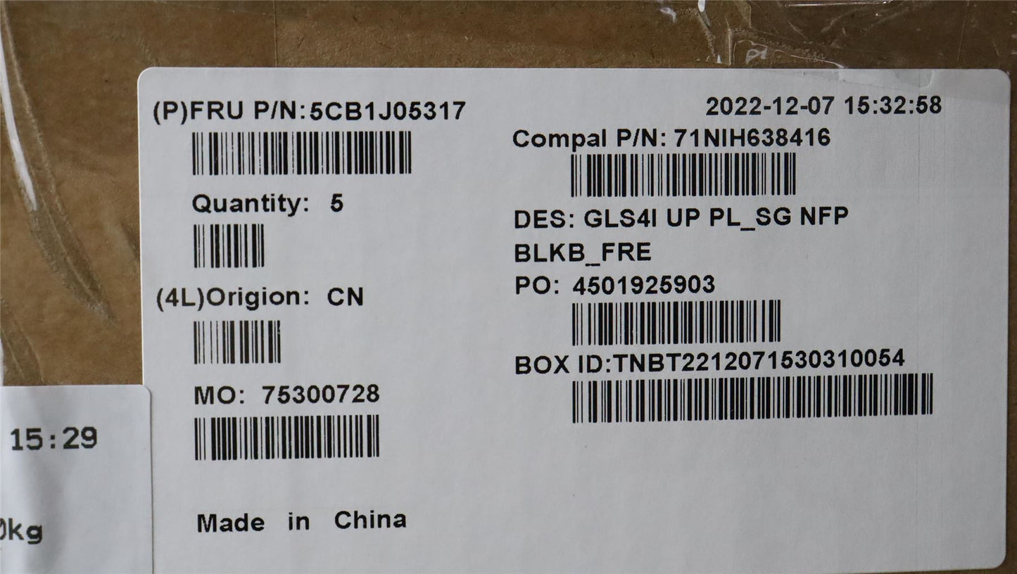 Lenovo UpperCaseASM_FRA C82SD PLSG NFPBL 5CB1J05317