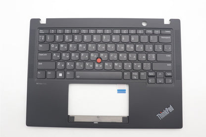 Lenovo ThinkPad X13 Gen 4 Keyboard Palmrest Top Cover Ukrainian Black 5M11H94580