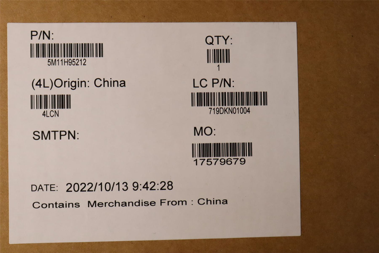Lenovo MECH_ASM 13.3WUXGA,FHD,HybIR,BK,AUO 5M11H95212