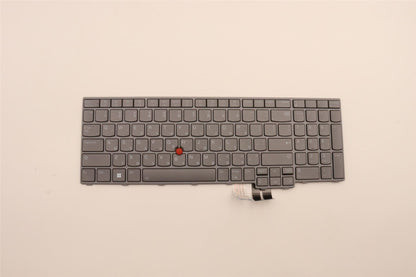 Lenovo ThinkPad P16 Gen 2 P16 Gen 1 Keyboard Hebrew Grey Backlit 5N21F39370