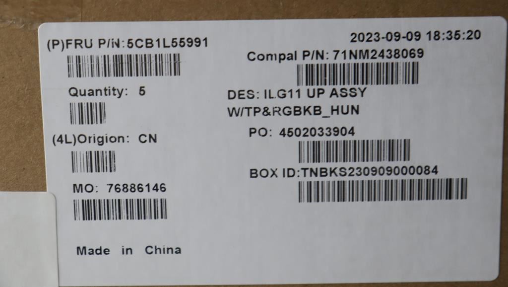 Lenovo LOQ 16IRH8 LOQ 16APH8 Palmrest Cover Touchpad Keyboard 5CB1L55991
