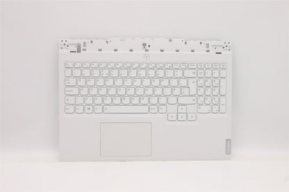 Lenovo 5 15ACH6 Palmrest Cover Touchpad Keyboard UK White 5CB1C93099