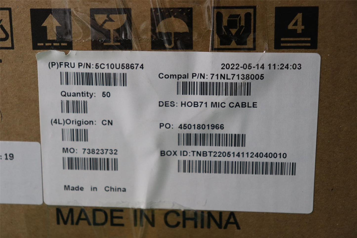 Lenovo IdeaCentre 5 27IAH7 Mic Microphone Cable 5C10U58674