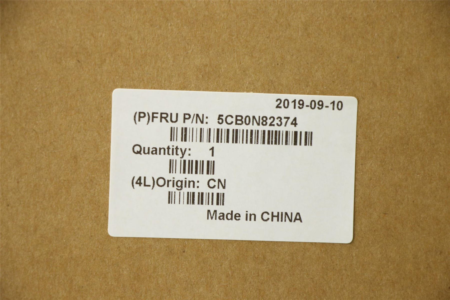 Lenovo UPPERCASEASML80XKW IMR US KB 5CB0N82374