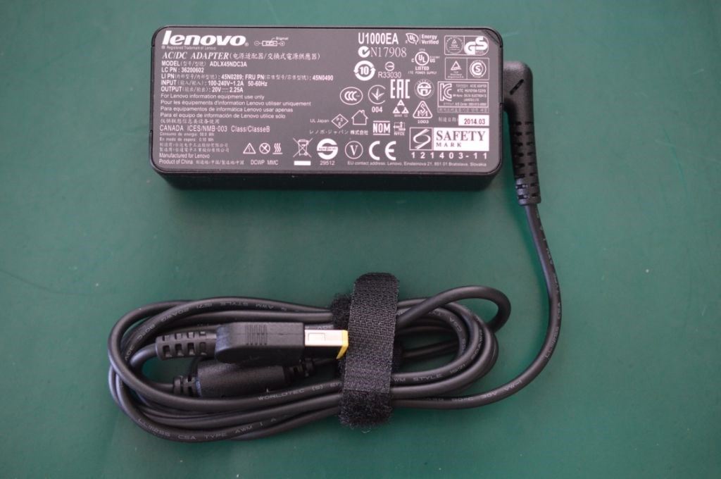 Genuine Lenovo Charger ADLX45NDC3A for Thinkpad X240s X250 X260 X270 T440 T450