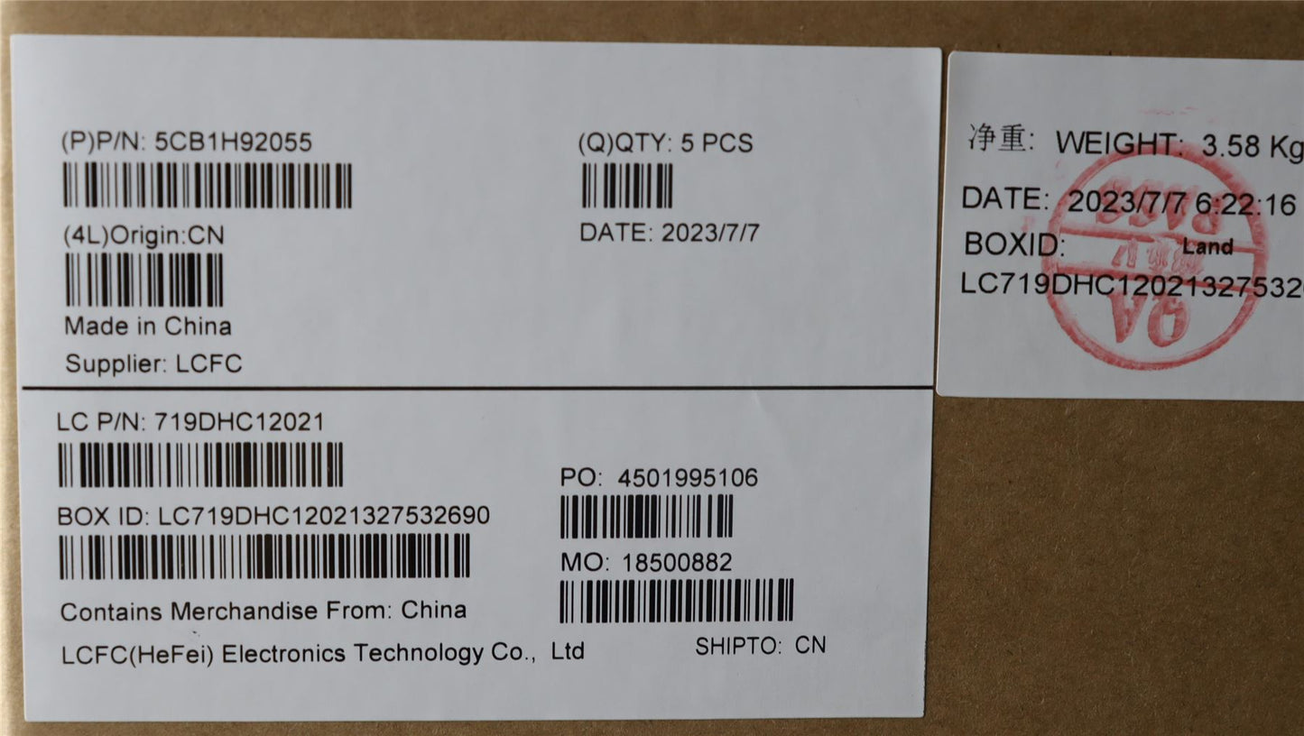 Lenovo Upper Case ASM_FRA L82QD NFPAB 5CB1H92055