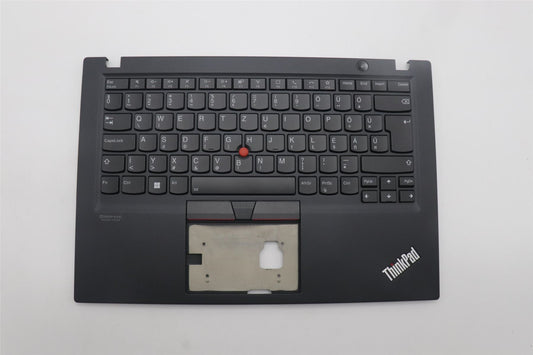 Lenovo ThinkPad T14s Palmrest Cover Keyboard Hungarian Black Backlit 5M10Z41291