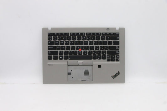 Lenovo ThinkPad T14s Keyboard Palmrest Top Cover Arabic Silver 5M10Z41559
