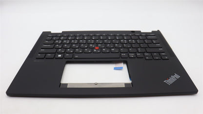 Lenovo ThinkPad X13 Gen 4 Keyboard Palmrest Top Cover Korean Black 5M11L64138