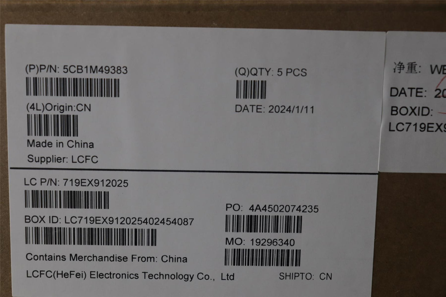 Lenovo Flex IP 5 14IRU7 Palmrest Cover Touchpad Keyboard US Euro 5CB1M49383