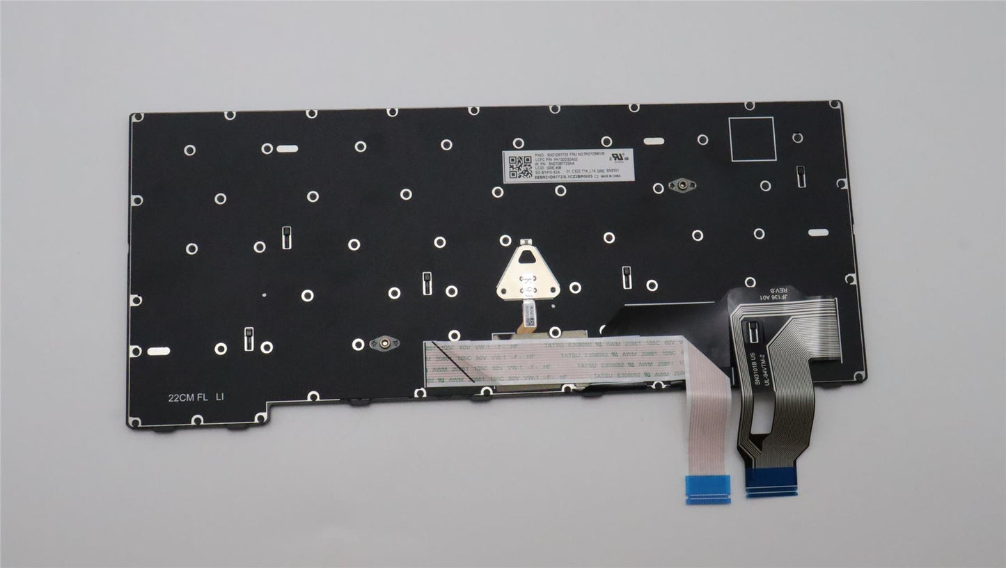 Lenovo ThinkPad T14 Gen 4 T14 Gen 3 P14s Gen 4 P14s Gen 3 Keyboard 5N21D68209