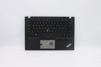 Lenovo ThinkPad T14s Keyboard Palmrest Top Cover German Black Backlit 5M10Z41173