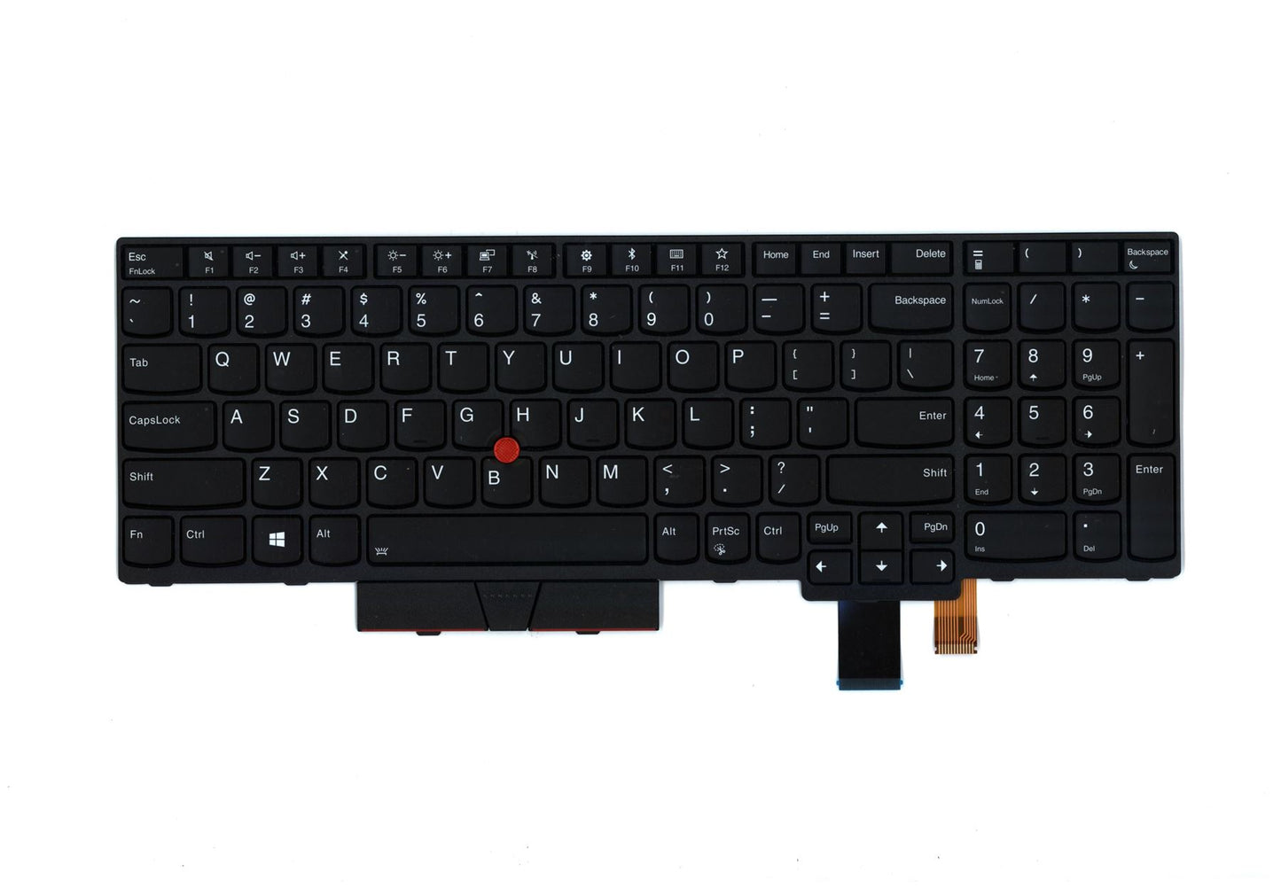 Lenovo ThinkPad T580 P52s Keyboard US Black Backlit 01HX219