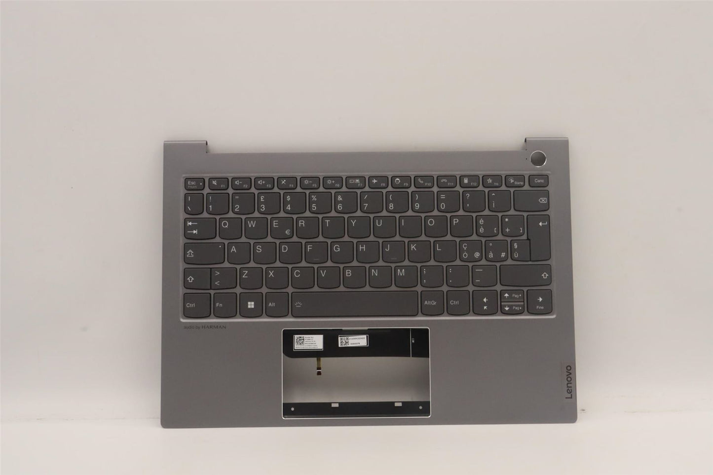 Lenovo ThinkBook 13s G4 ARB Palmrest Cover Touchpad Keyboard Italian 5CB1J09654