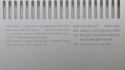 Lenovo MECH_ASM FRU D COVER,YOGA SG L13 Fenrir2 5M11L64850