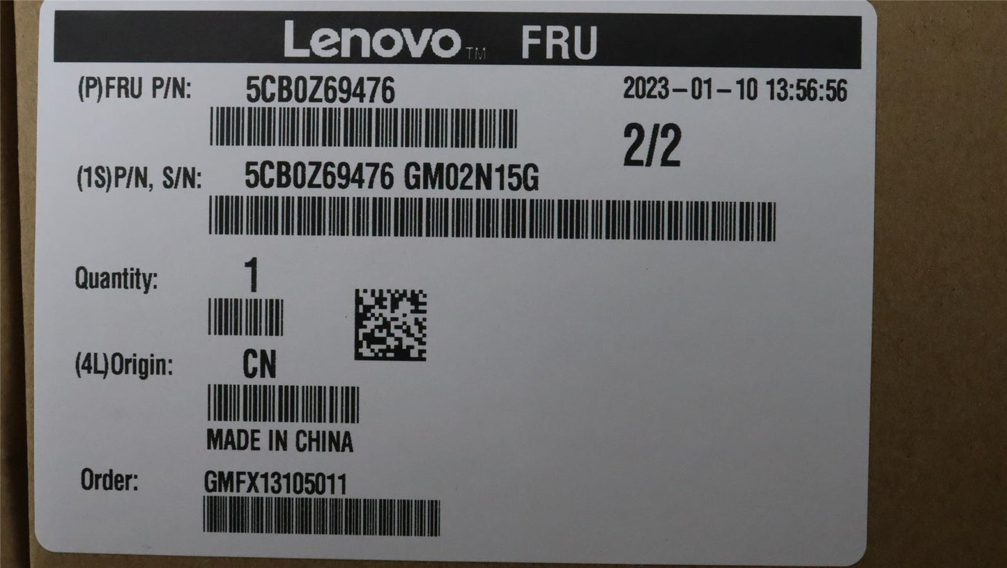 Lenovo COVER C_COVER_ASM_MGAL_WWAN_N_LAN_BLK 5CB0Z69476