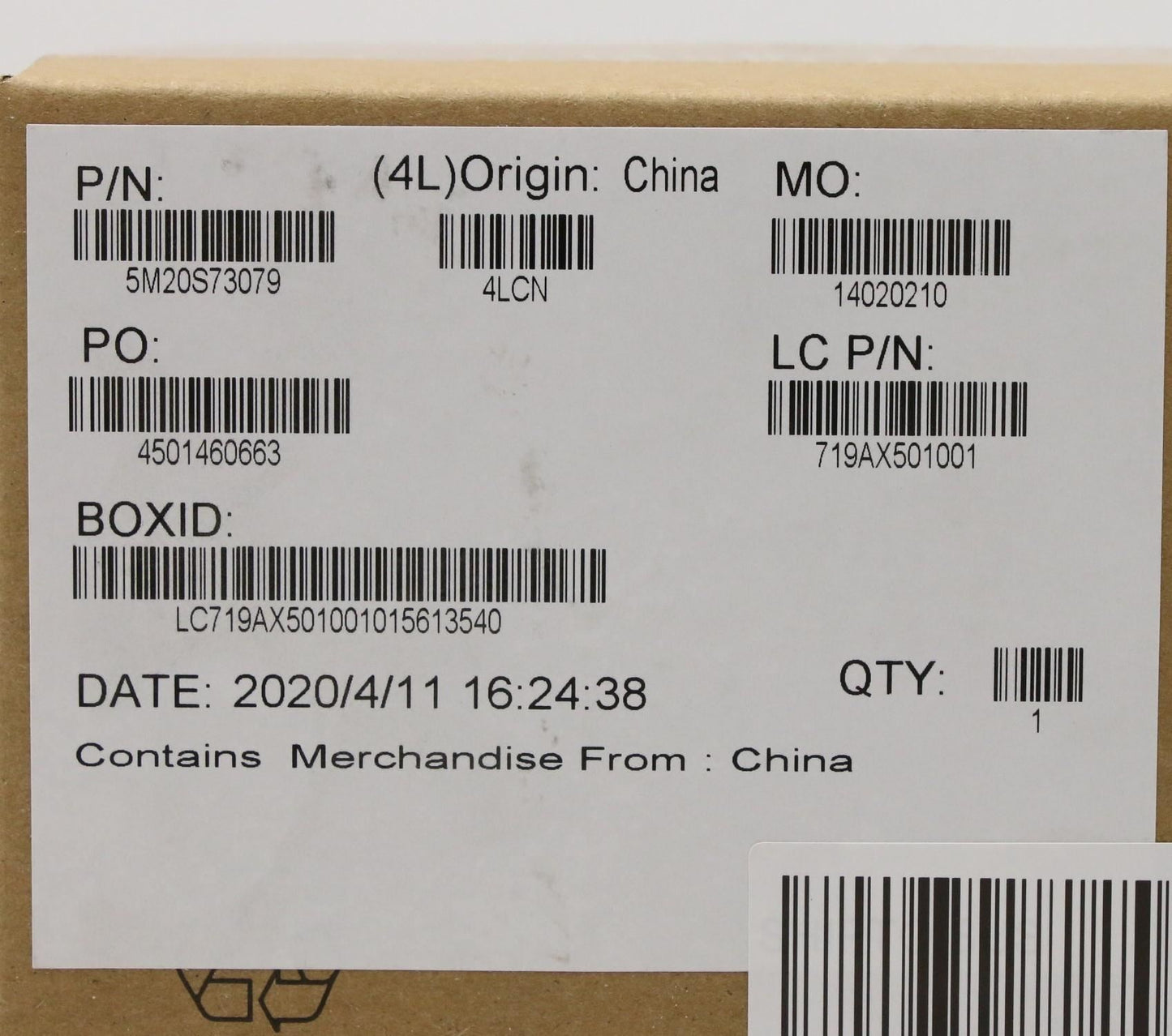 Lenovo 5M20S73079 MECHANICAL FRU MECHANICAL Misc Kit