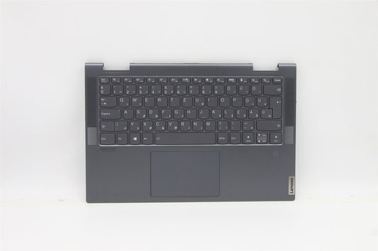 Lenovo Yoga 7-14ACN6 Palmrest Cover Touchpad Keyboard Hungarian Grey 5CB1D12398