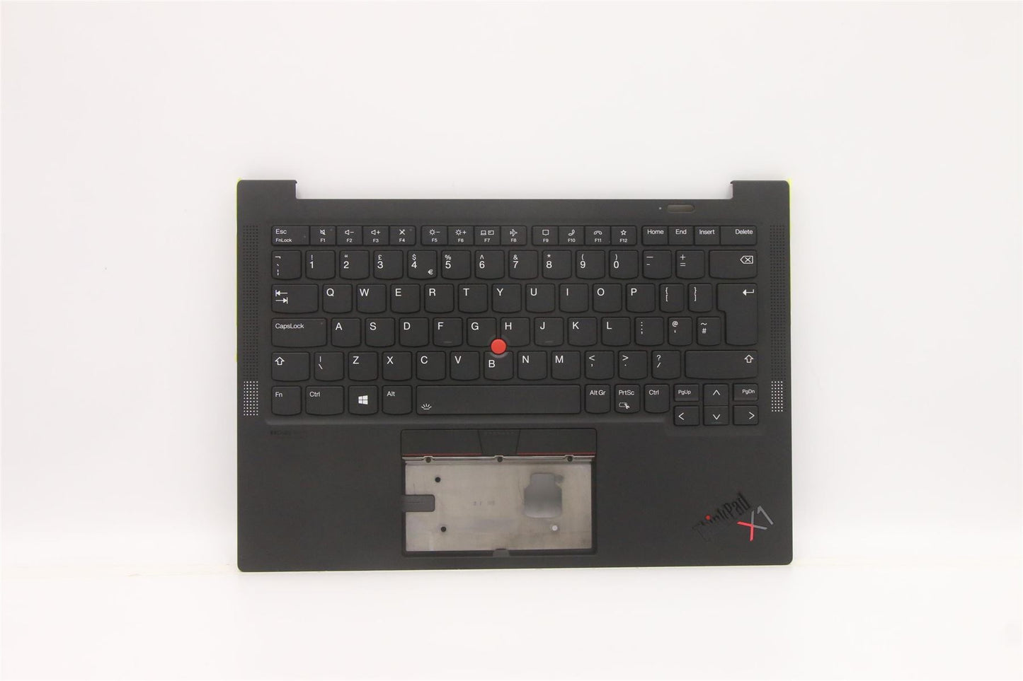 Lenovo Carbon X1 9th Keyboard Palmrest Top Cover UK Euro Black 5M11C53262