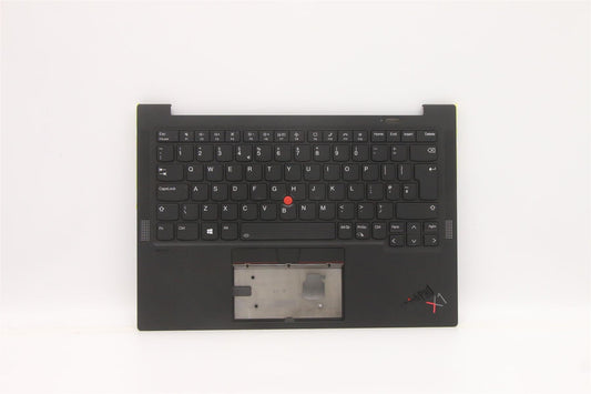 Lenovo Carbon X1 9th Keyboard Palmrest Top Cover UK Euro Black 5M11C53262