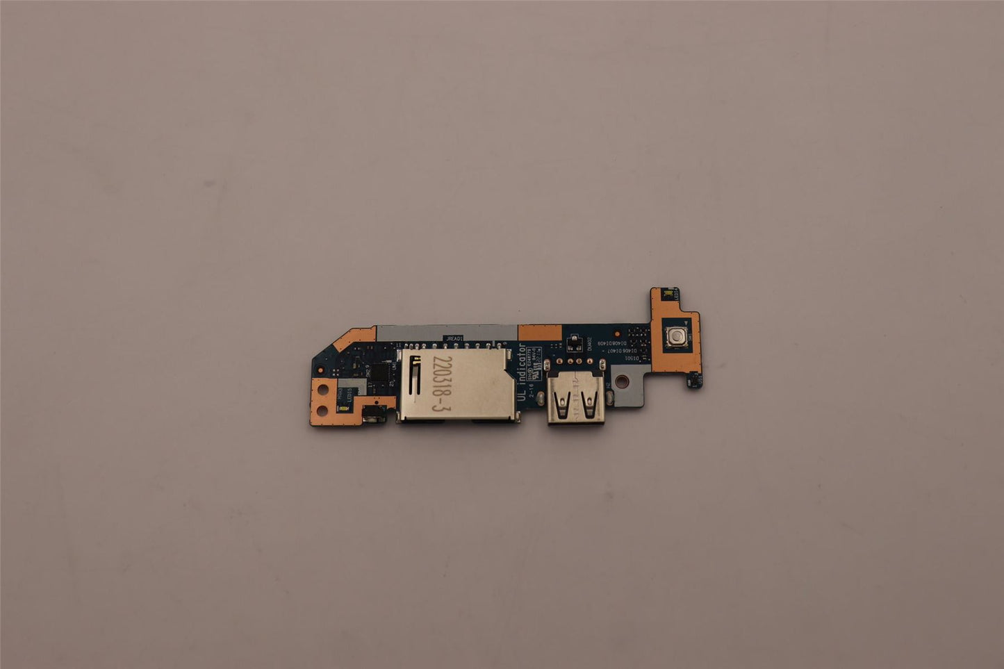 Lenovo IdeaPad 3 15IAU7 USB-A SD Card Reader Board Black 5C50S25335