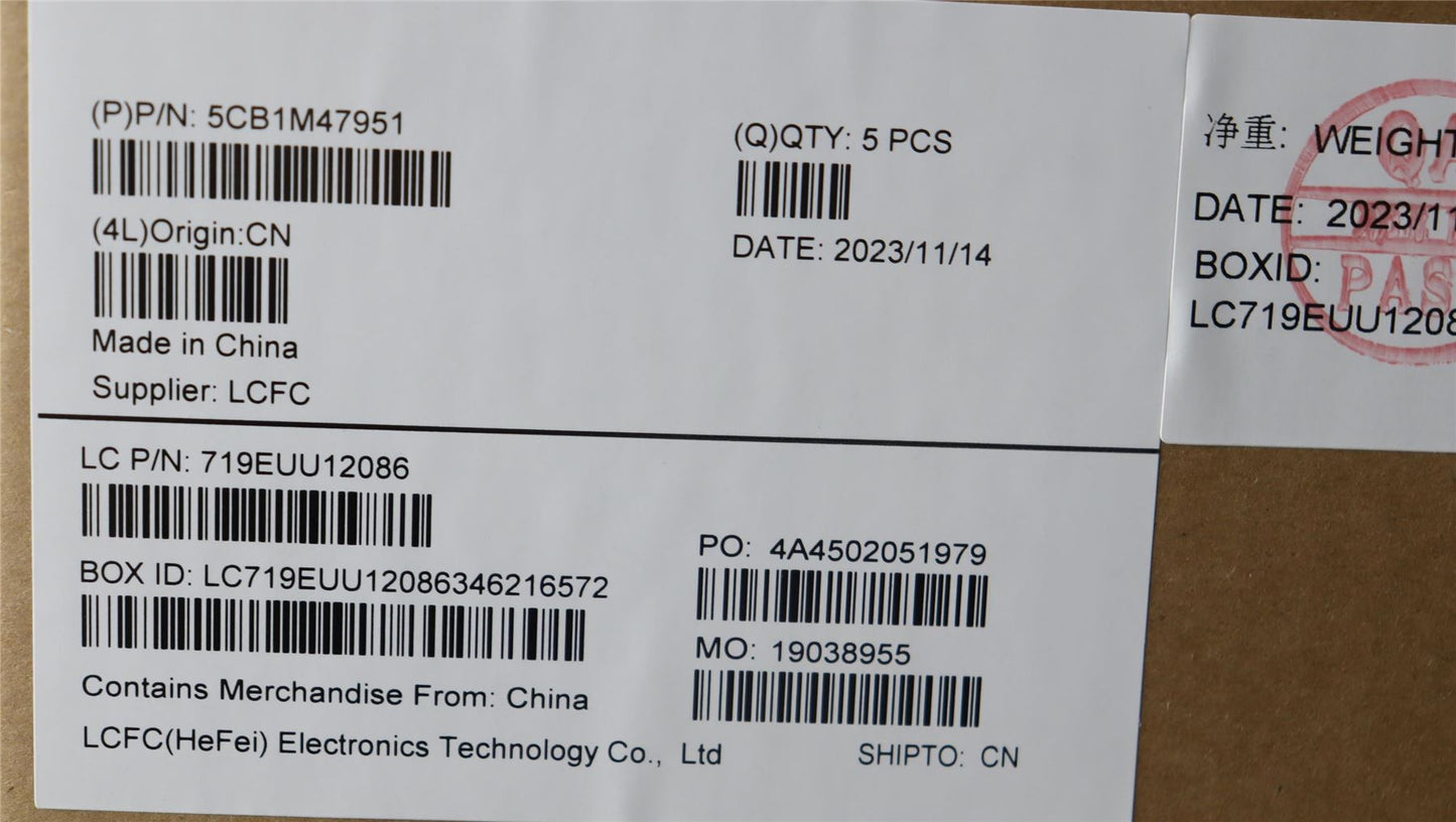 Lenovo COVER Upper Case ASM_GER L 83ELFPAB 5CB1M47951